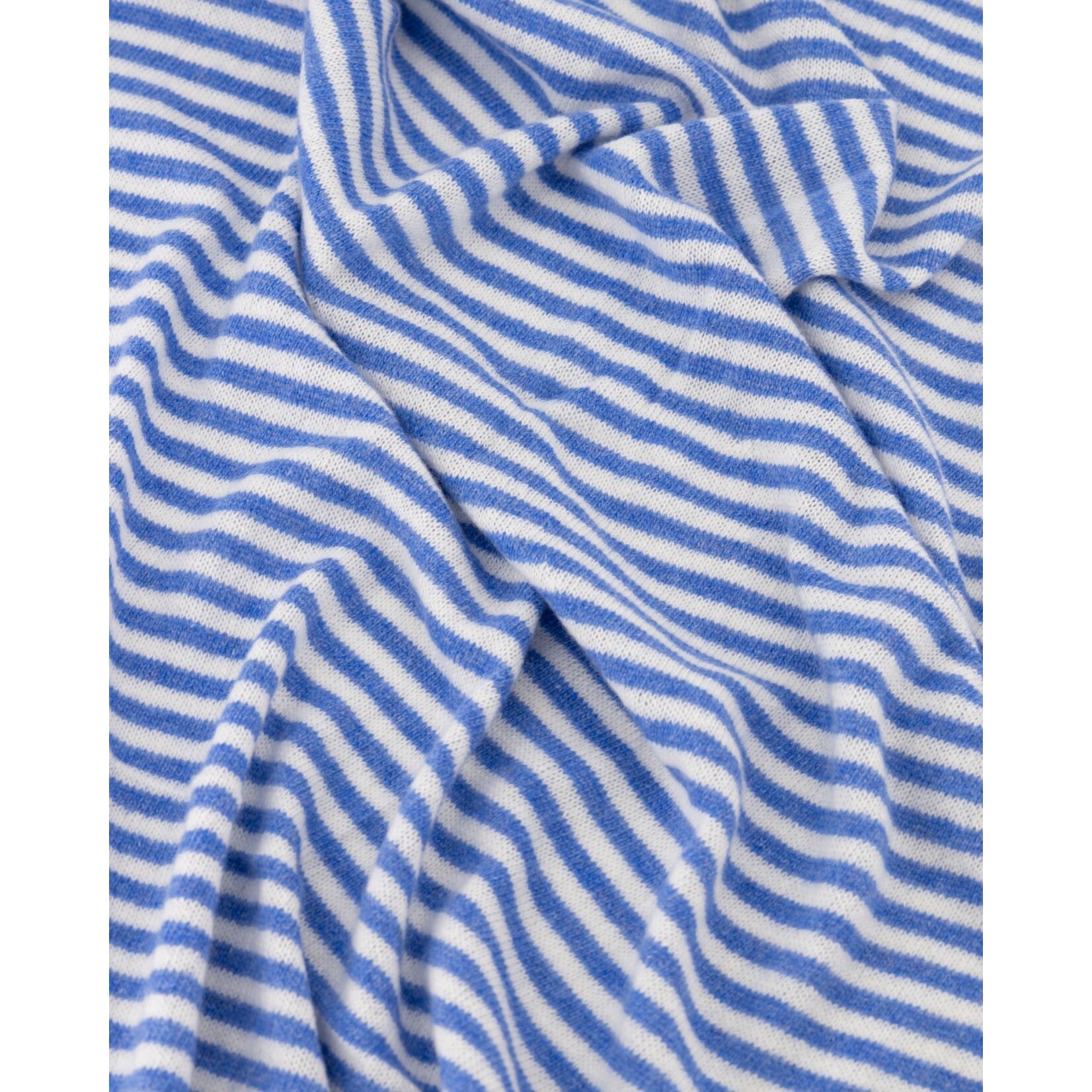 Sjaal Cassy streep licht blauw