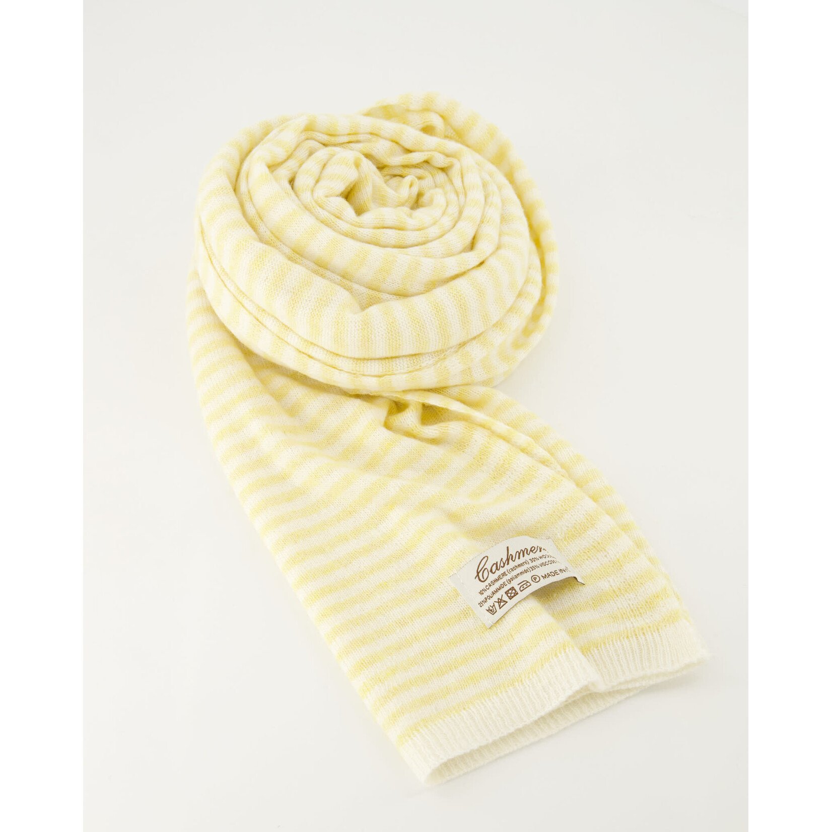 Sjaal Cassy streep geel