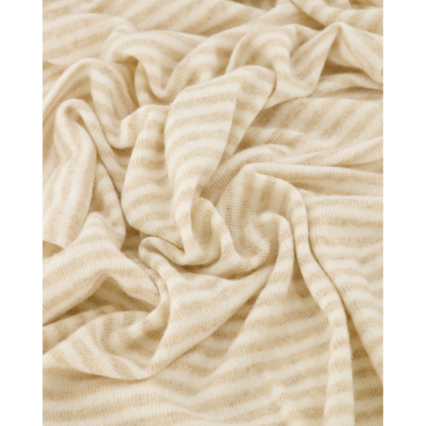 Sjaal Cassy streep creme