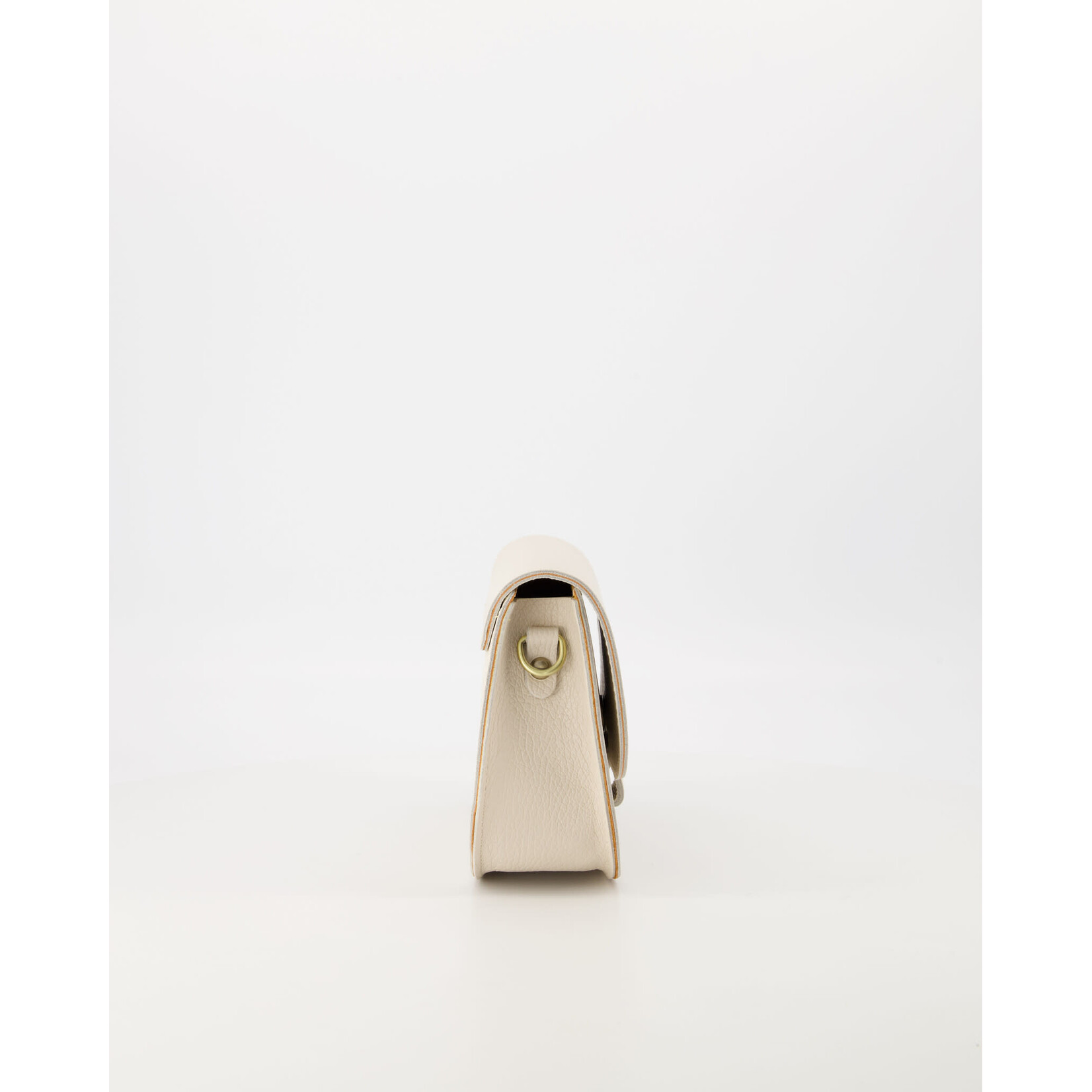 Leren tas Flora ecru