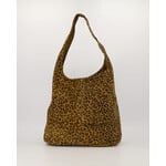 Suede tas Loreen leopard