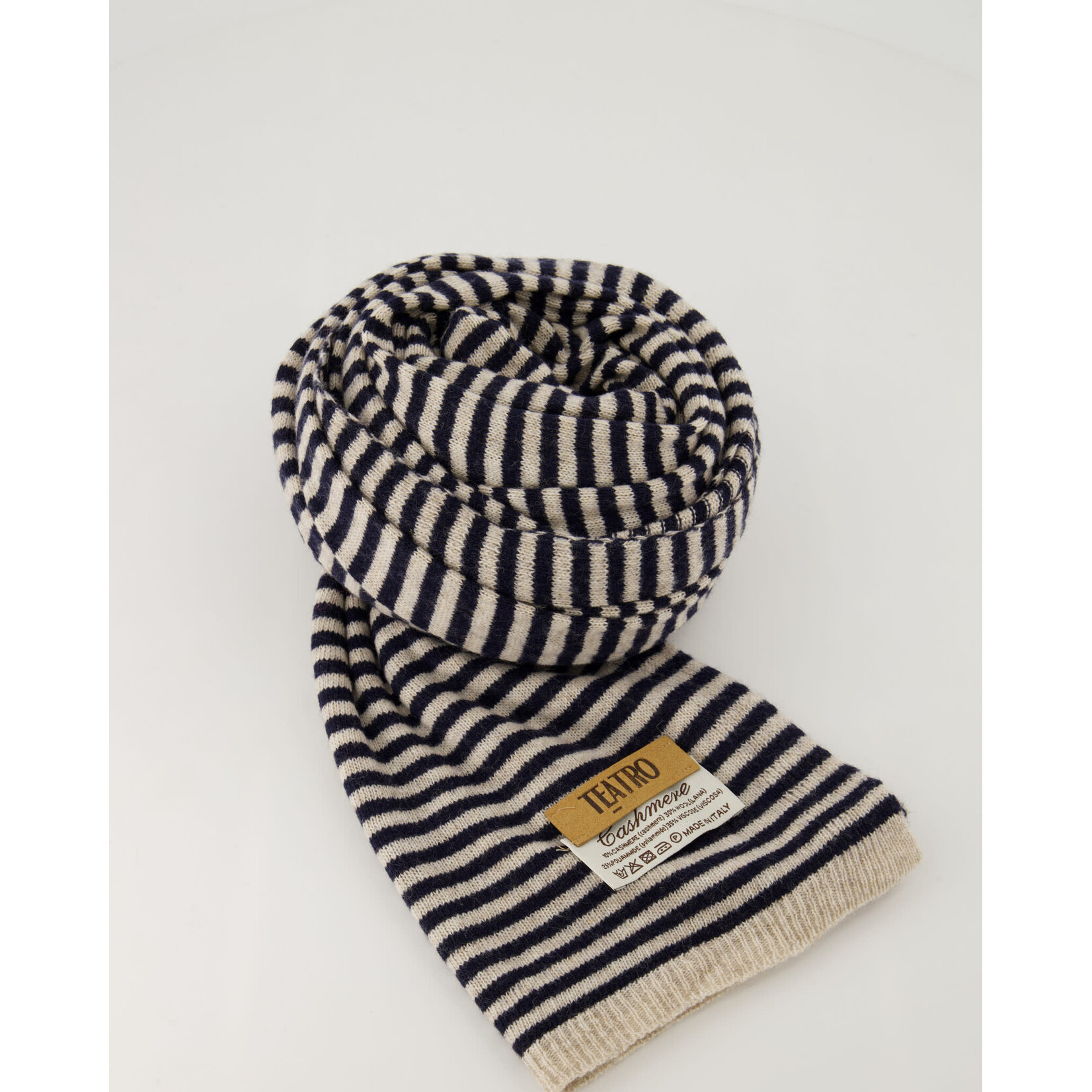 Sjaal Cassy streep navy