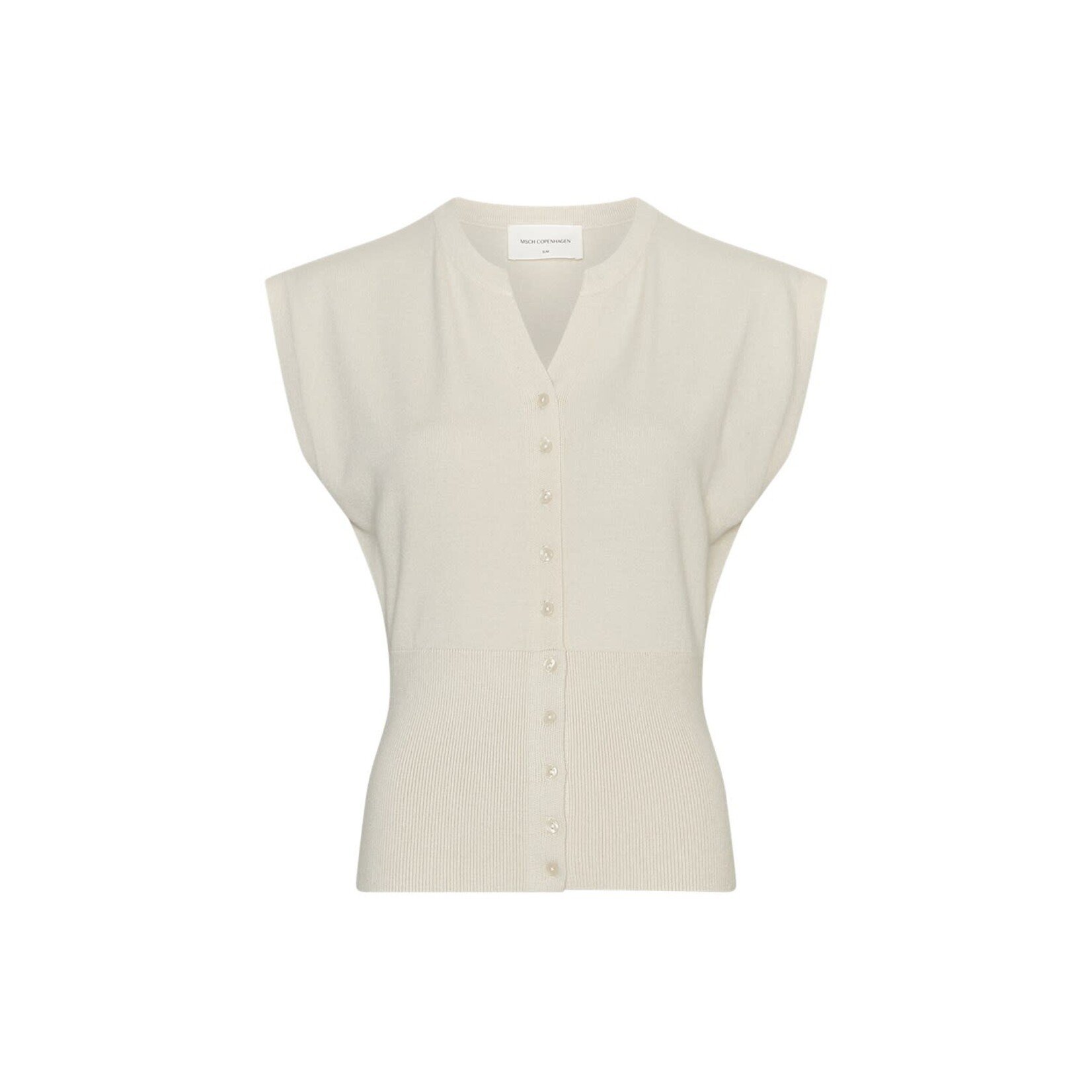 Moss Copenhagen Isabis vest creme