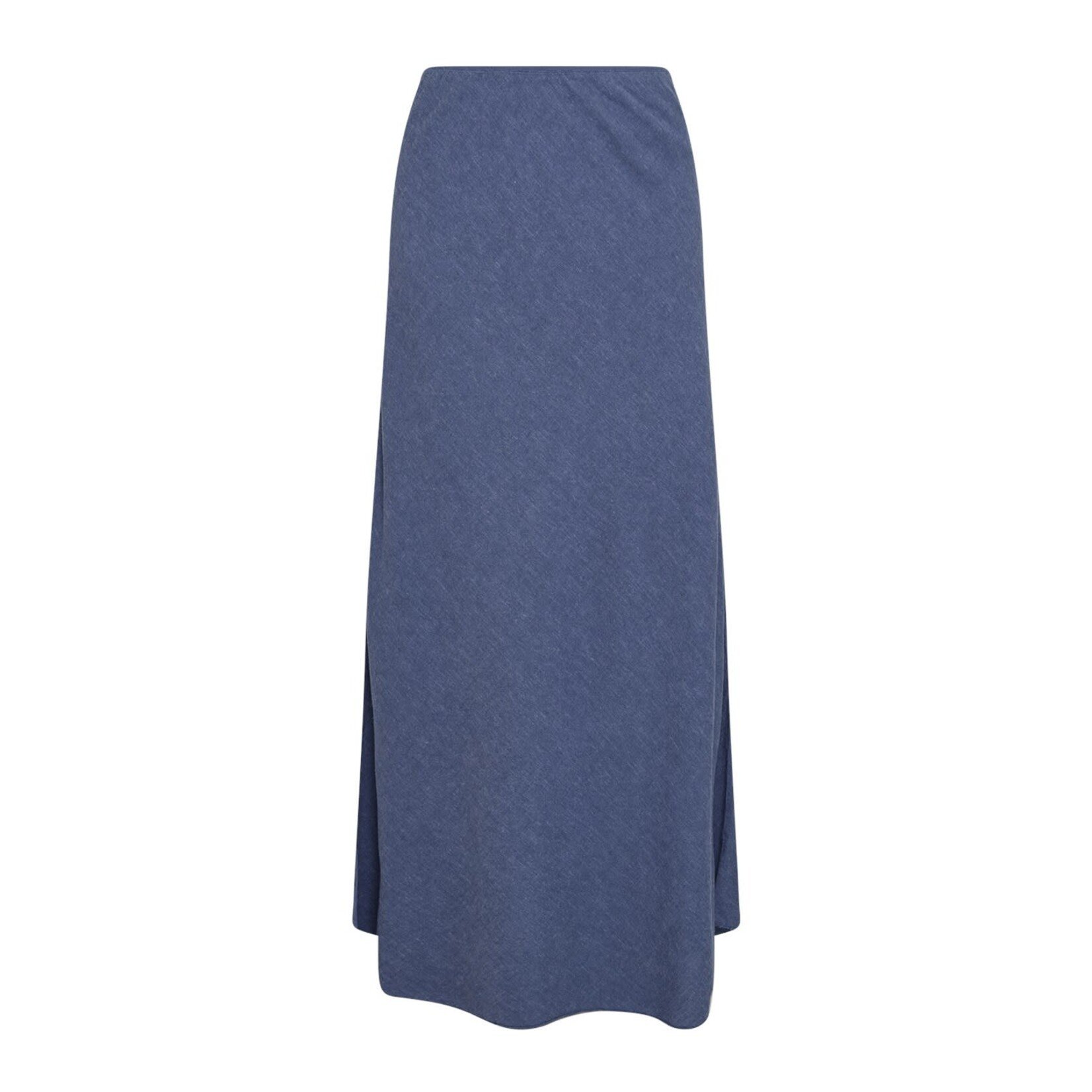 Moss Copenhagen Viana Ginia Linnen maxi rok blauw
