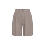 Moss Copenhagen Viana HW linnen shorts bruin