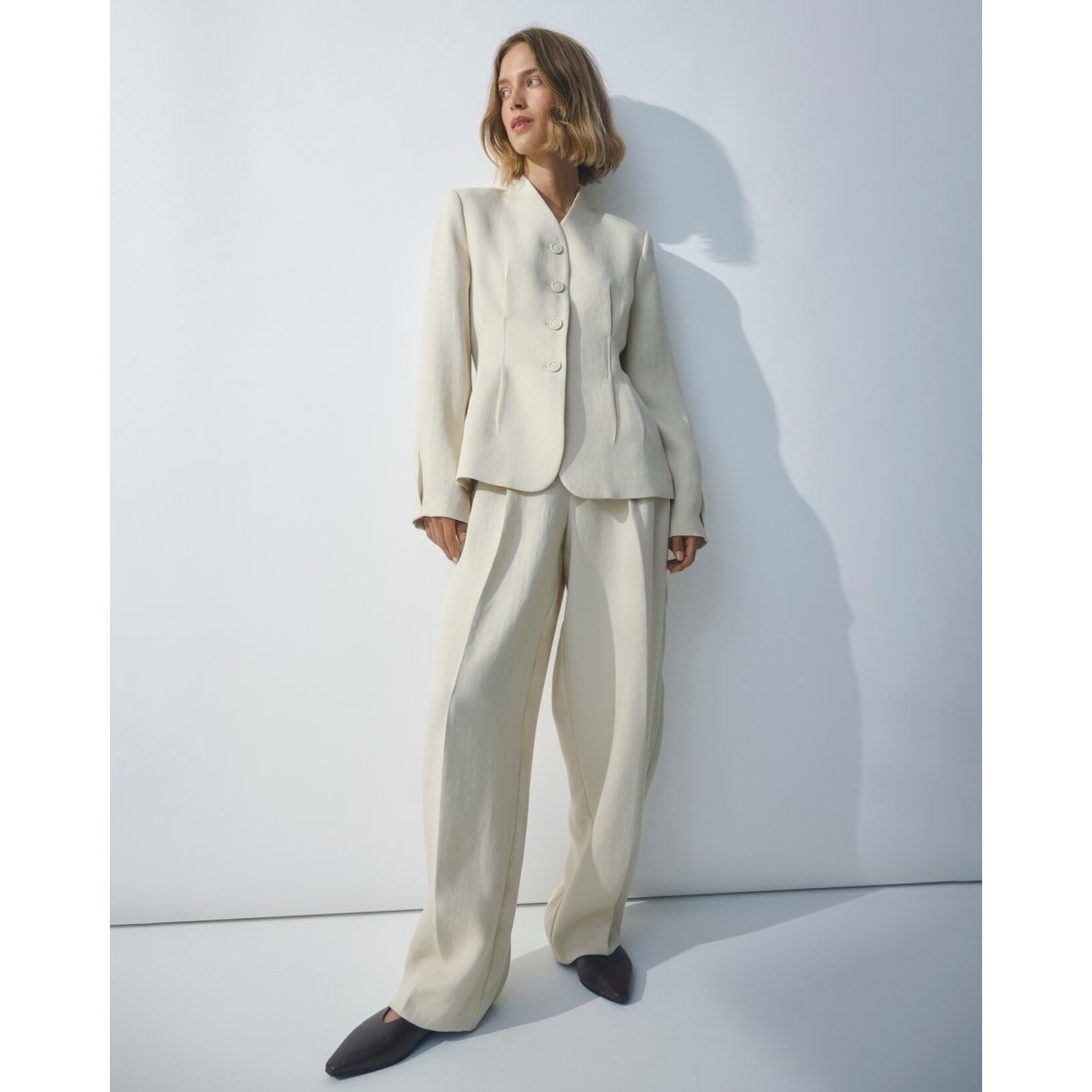Moss Copenhagen blazer Esteriane creme