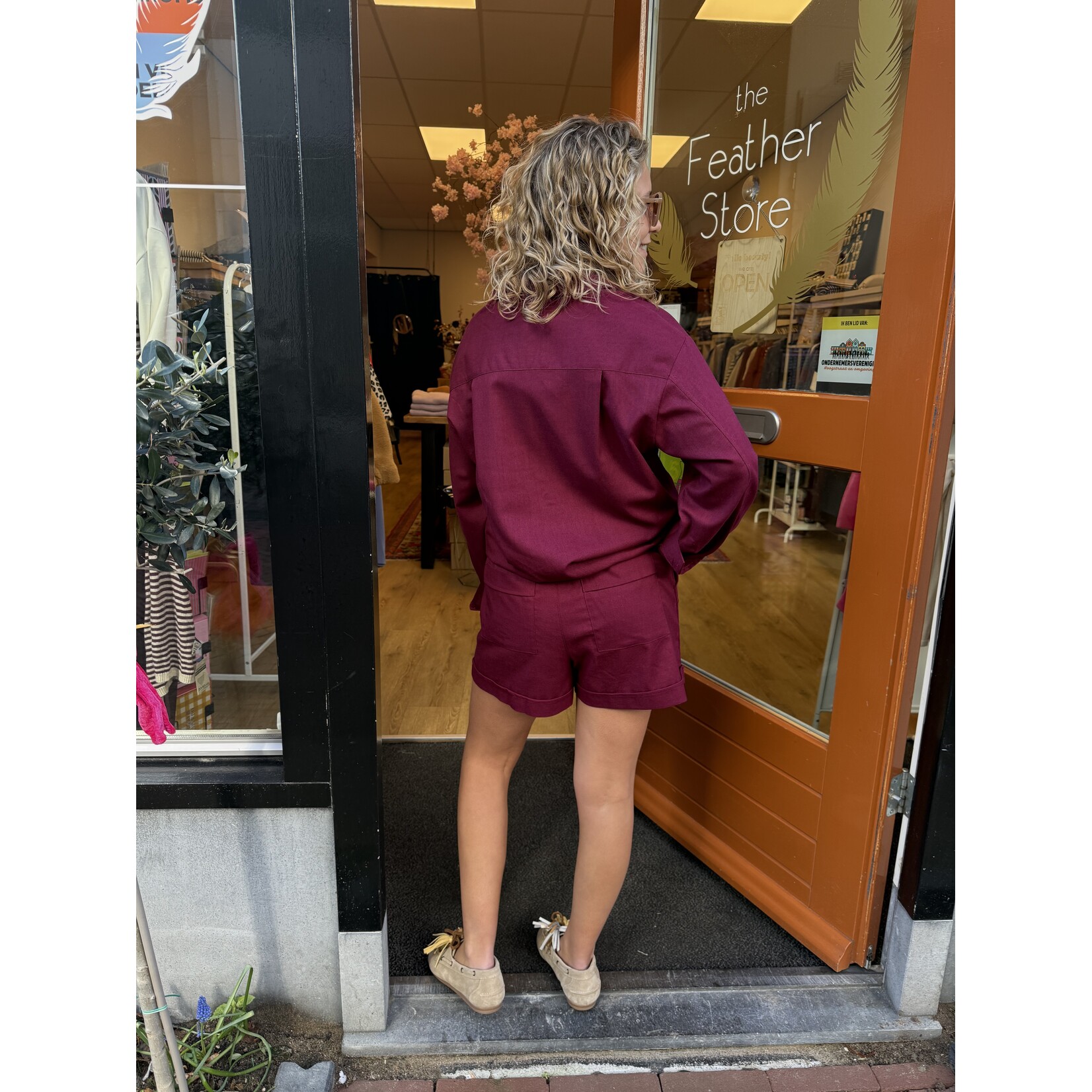 24Colours 24Colours blouse Loena rood