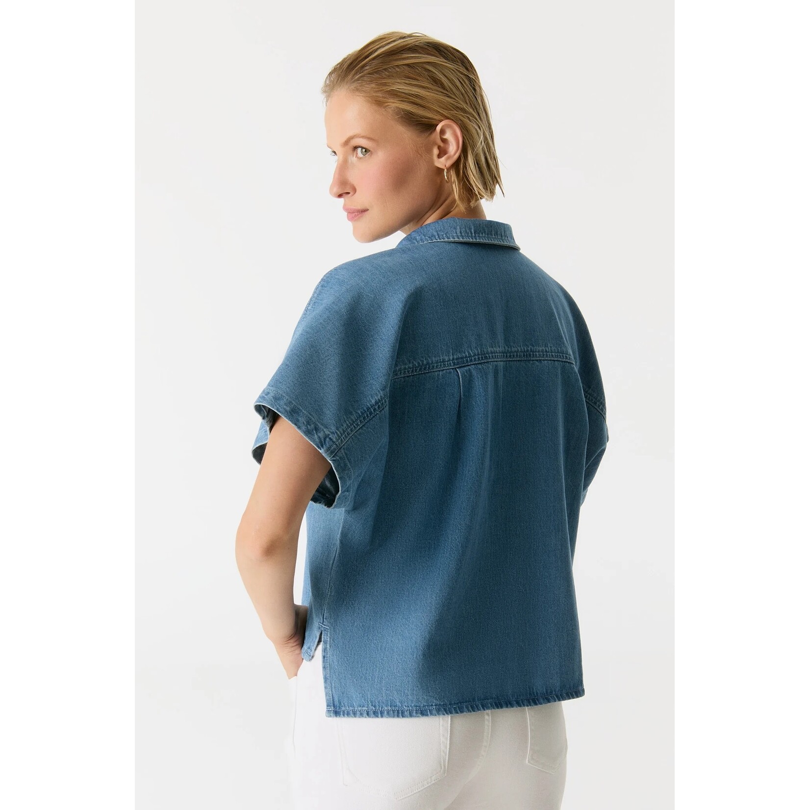 C.O.J. COJ blouse Jennifer blue  denim