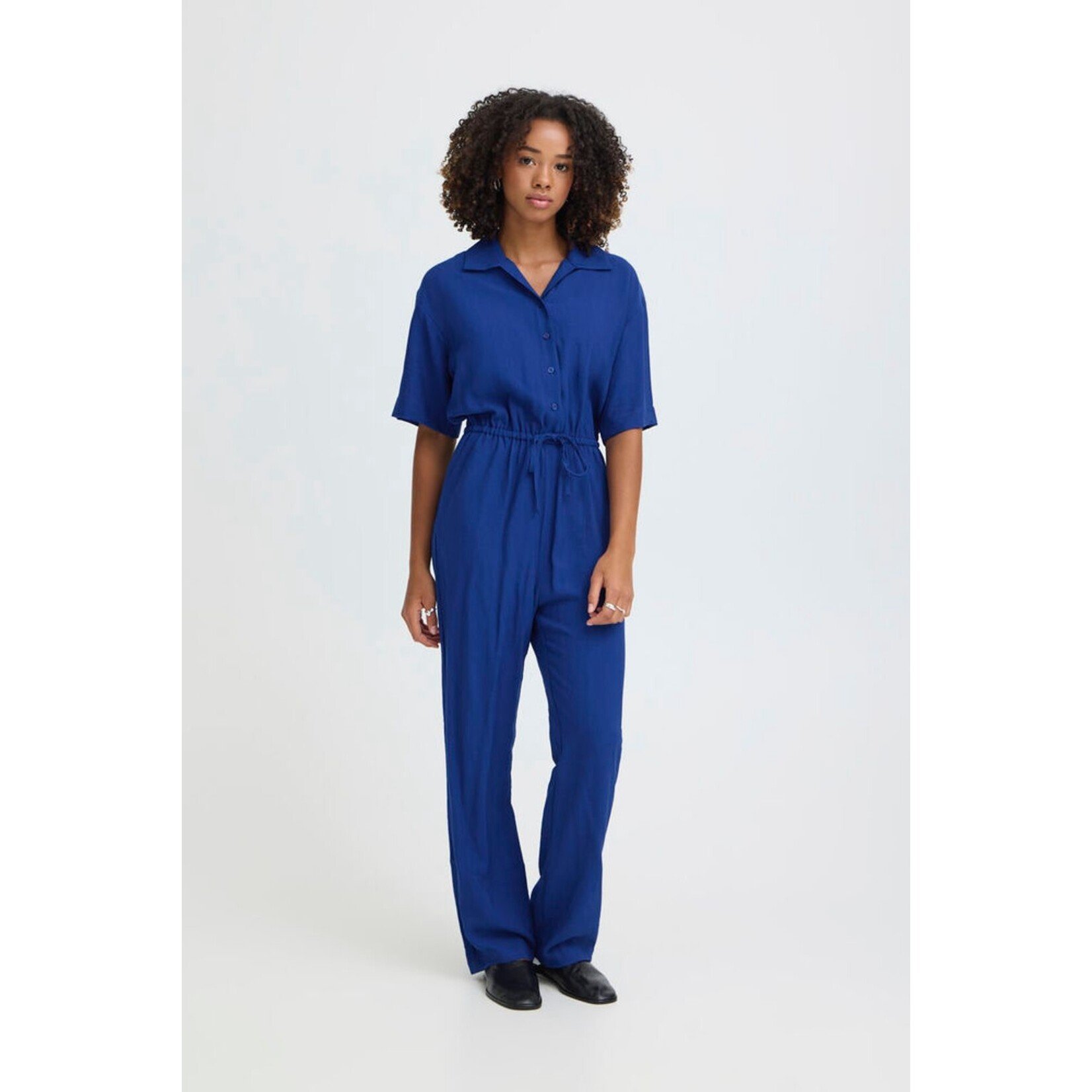 ICHI Ihfazima jumpsuit blauw