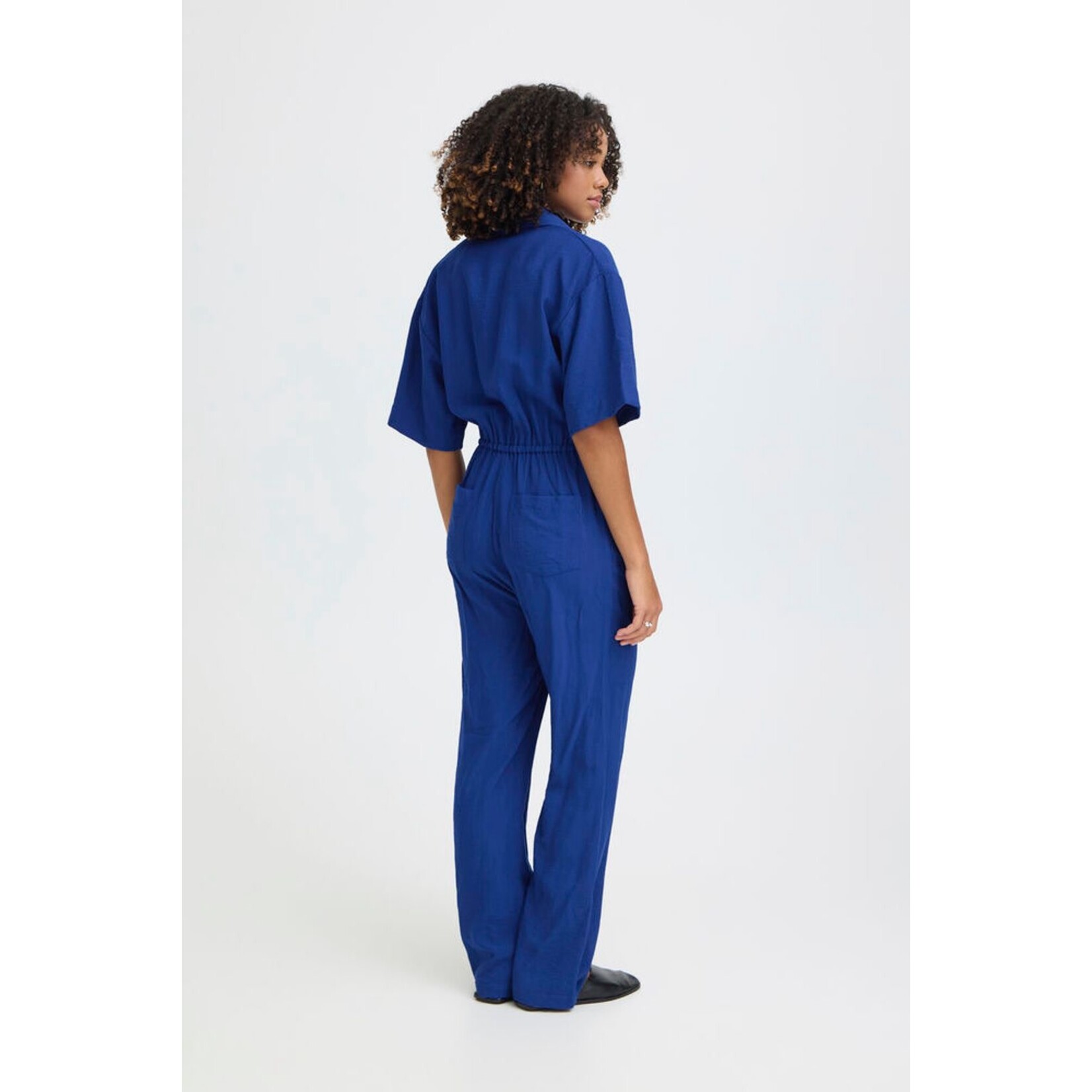 ICHI Ihfazima jumpsuit blauw