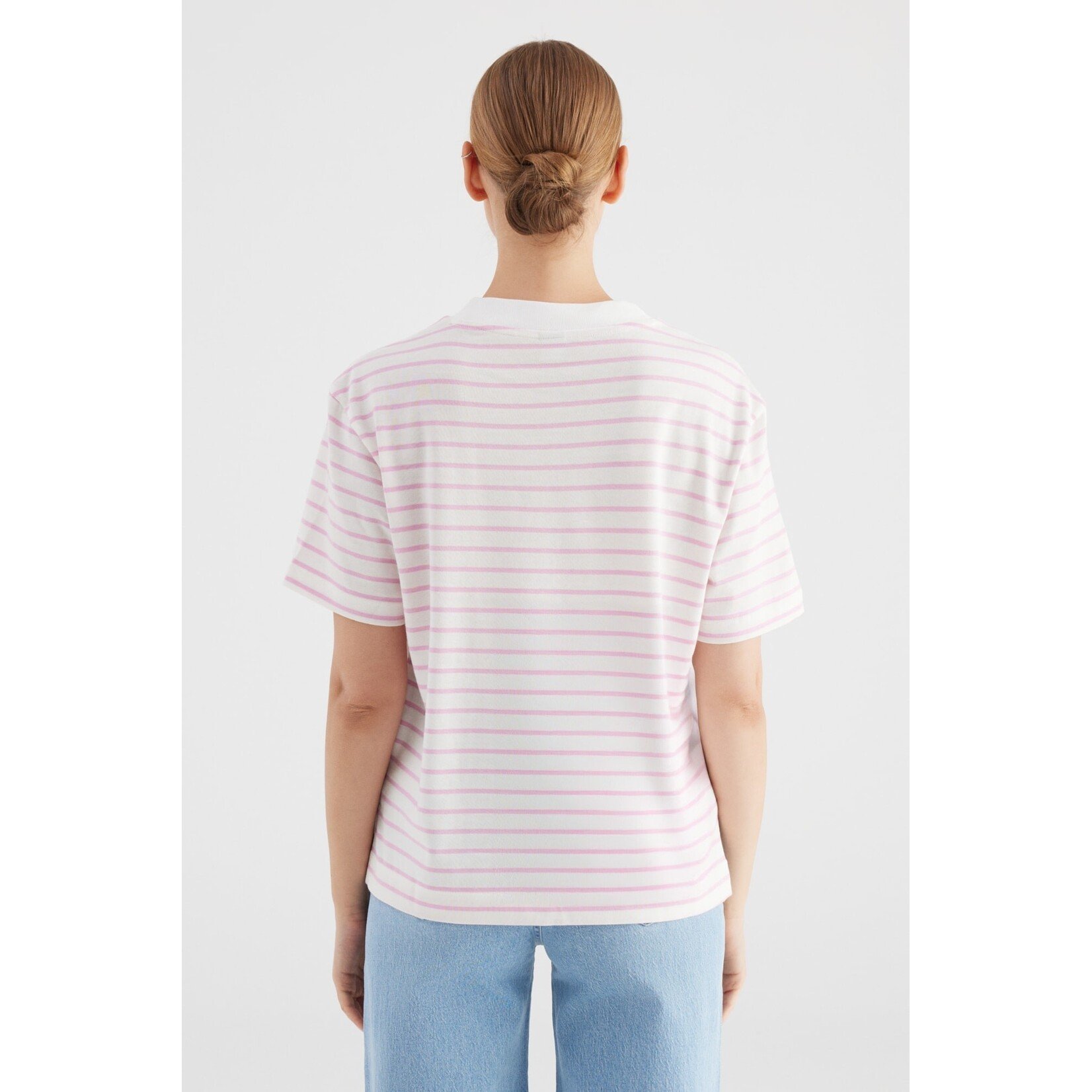 C.O.J. COJ t-shirt Lucia streep roze
