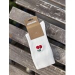 24Colours 24Colours sokken cherry wit