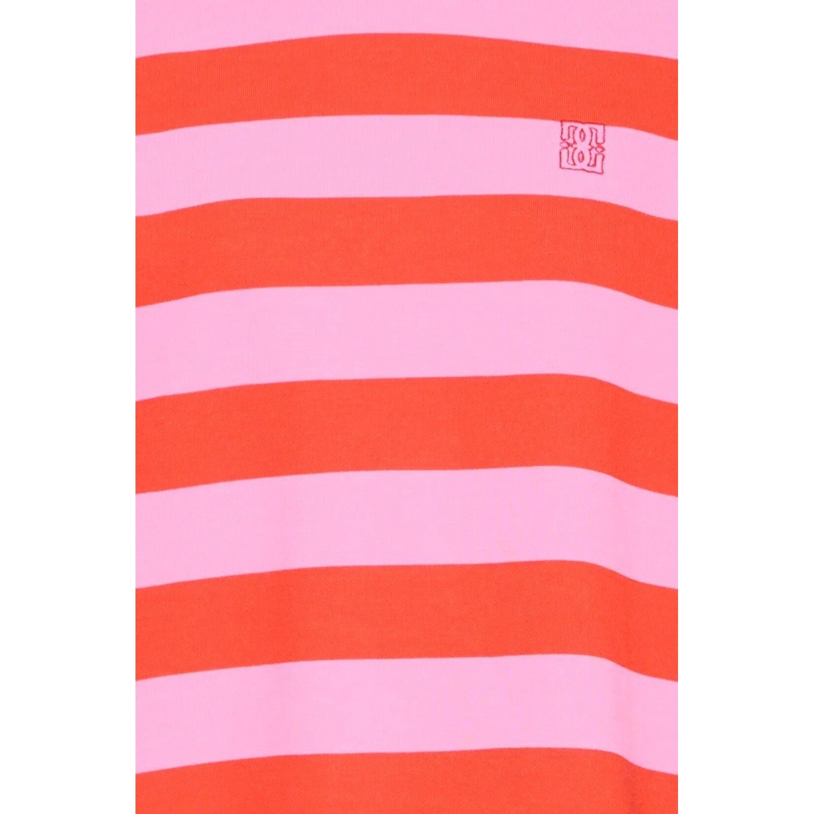 ICHI Ihlulani sweater streep rood/roze