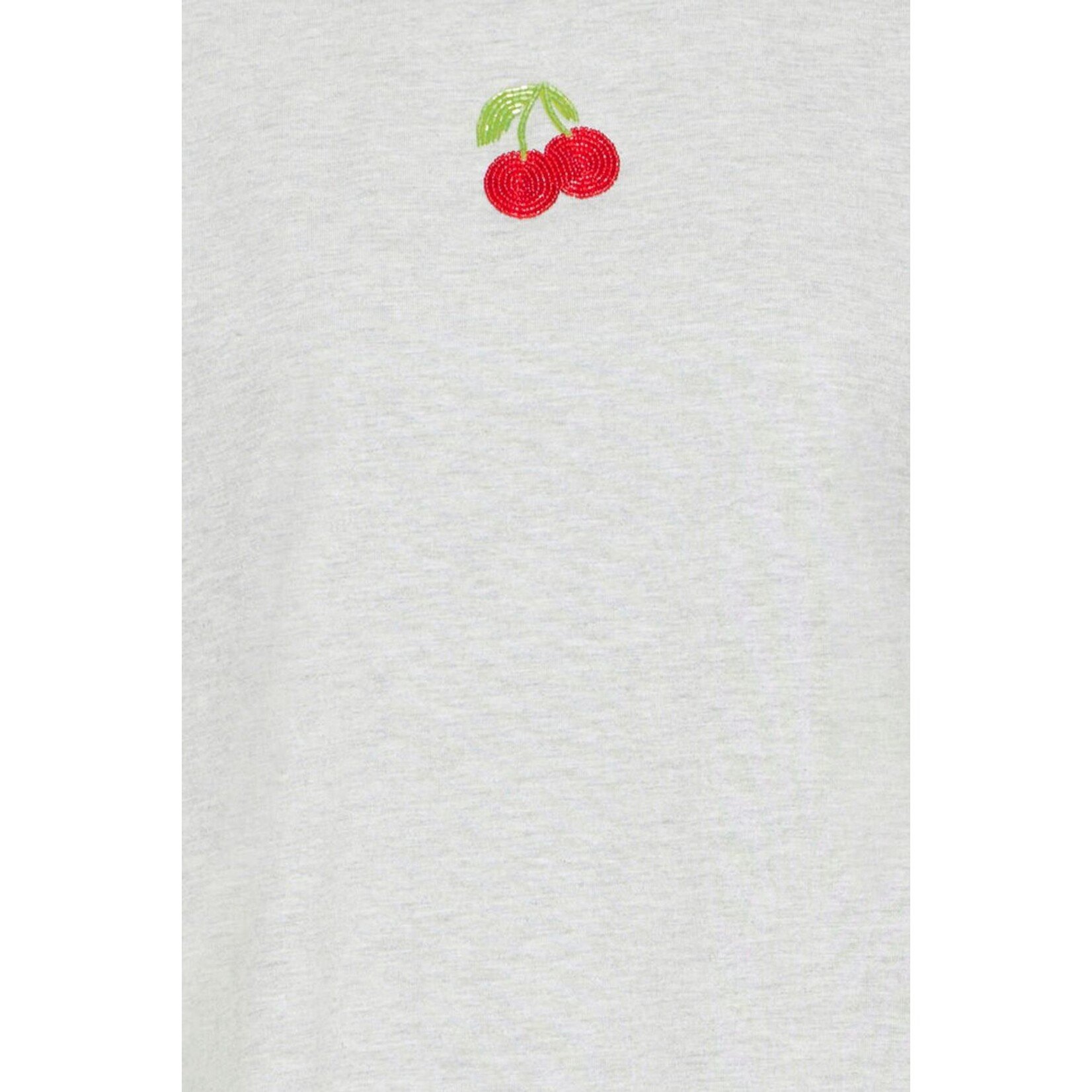 ICHI Ihnynna t-shirt cherry grijs