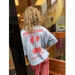 ICHI Ihnica t-shirt blauw print