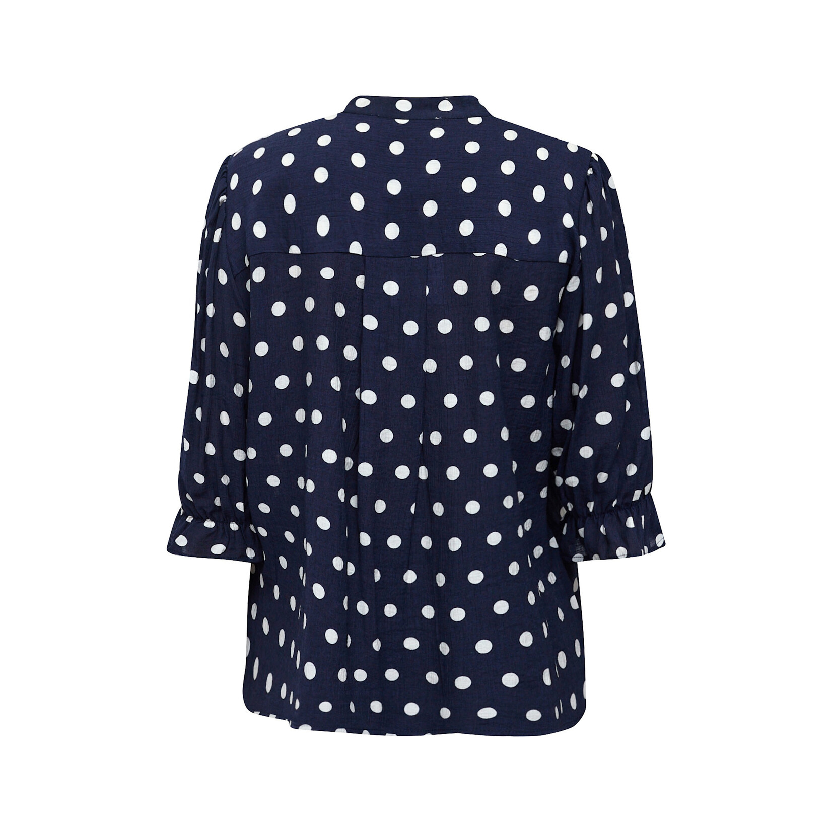 Sisters Point Venny blouse blauw dot