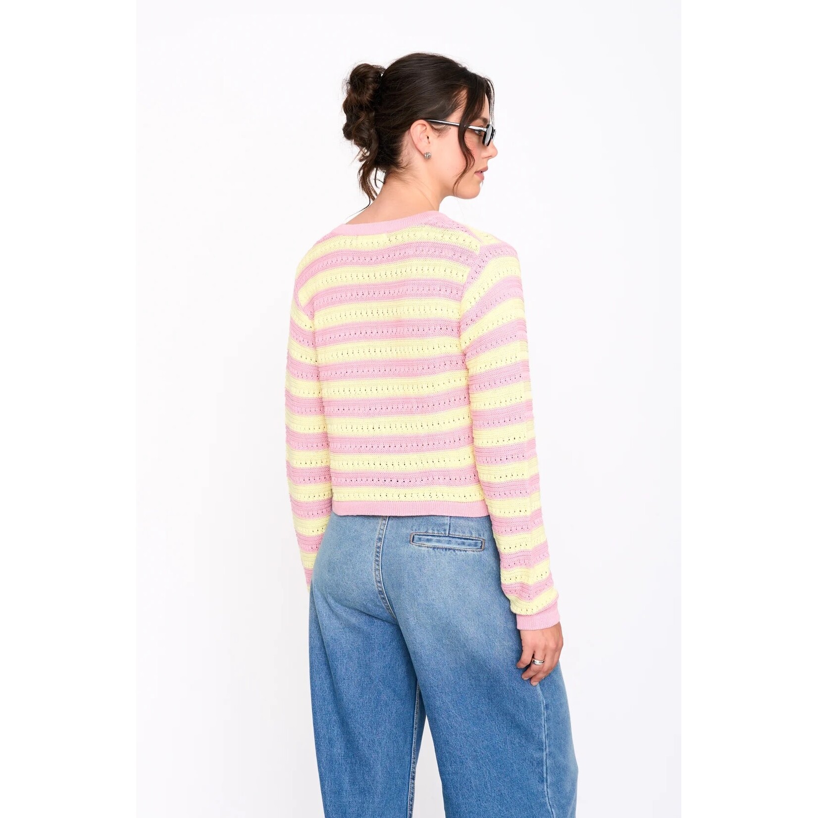 24Colours 24Colours streep vestje Tompouce