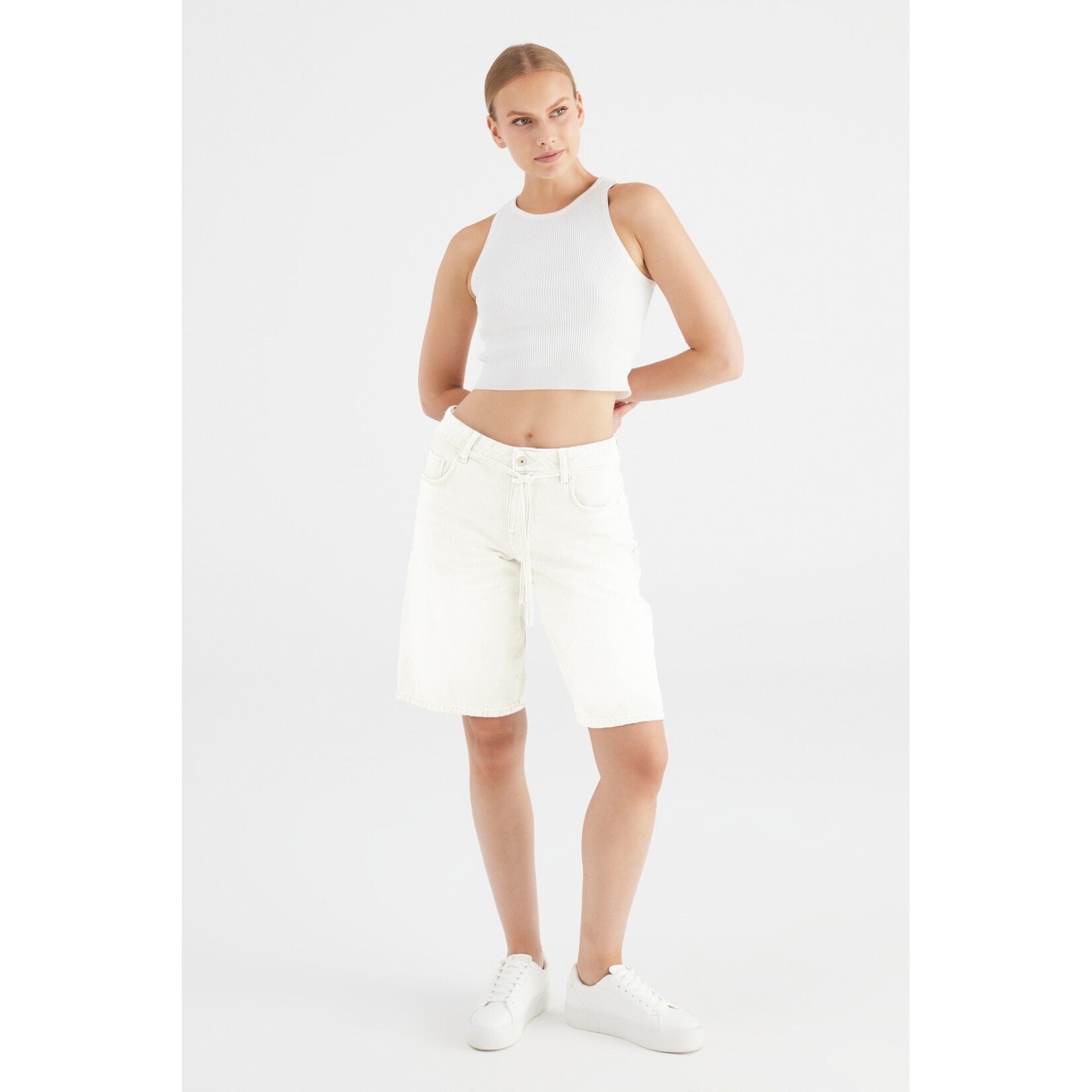 C.O.J. COJ Harper wide denim shorts