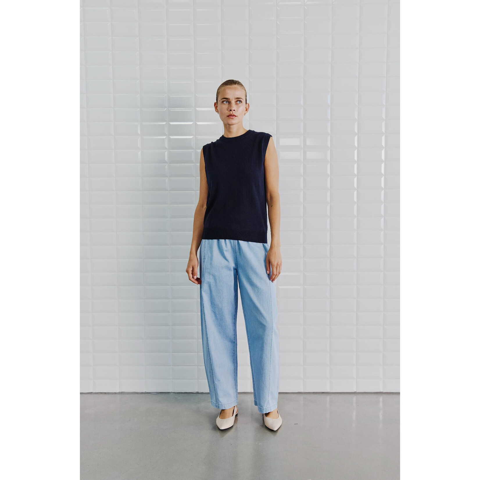 With Black Withblack Miles tanktop navy