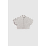 With Black Withblack Bianca batsleeve blouse streep grijs