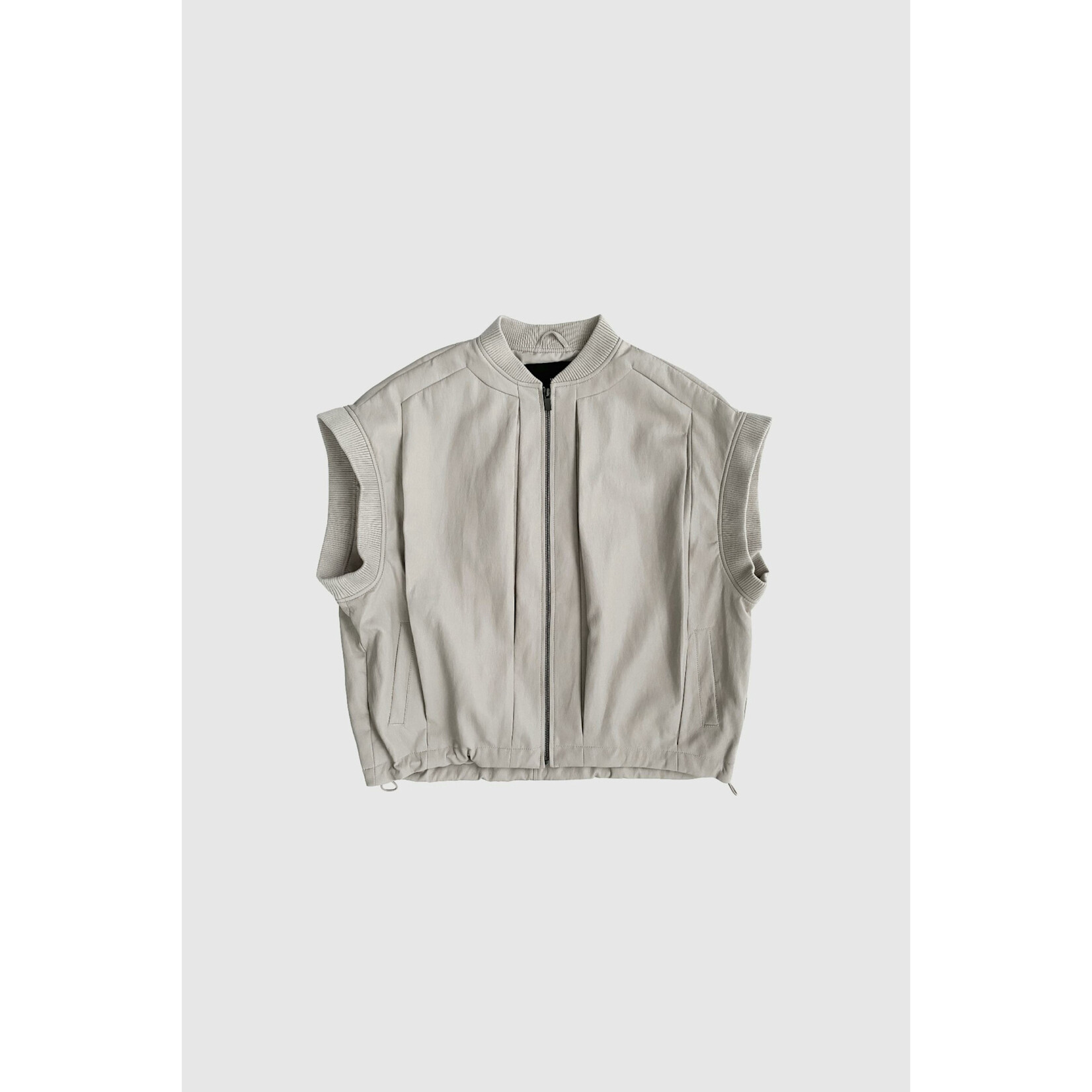 With Black Withblack Anni vegan bodywarmer zilver