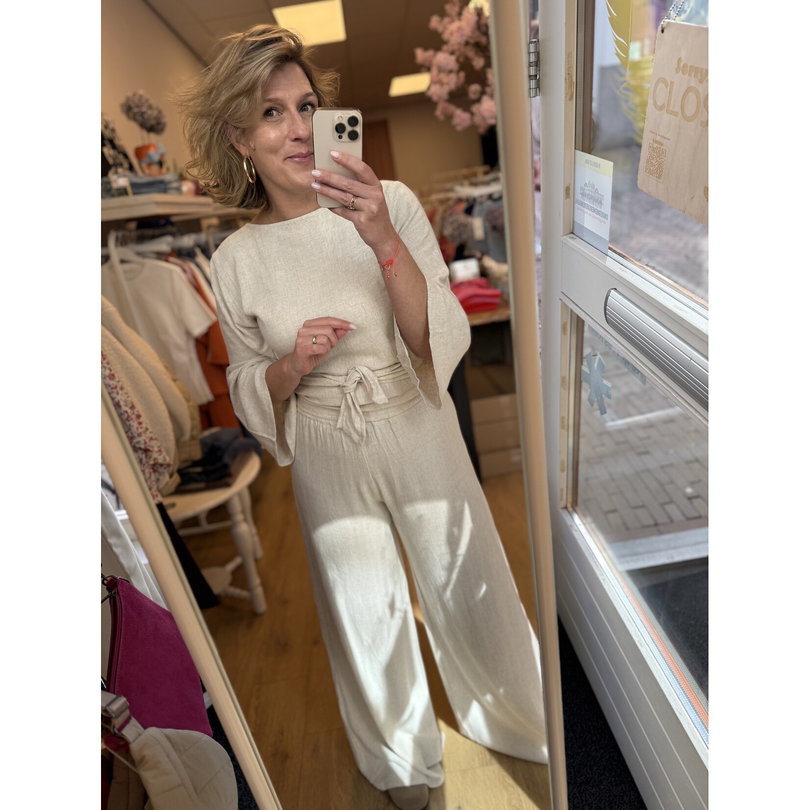 Berawa Luxe Berawa Luxe Elsa pallazo pants beige