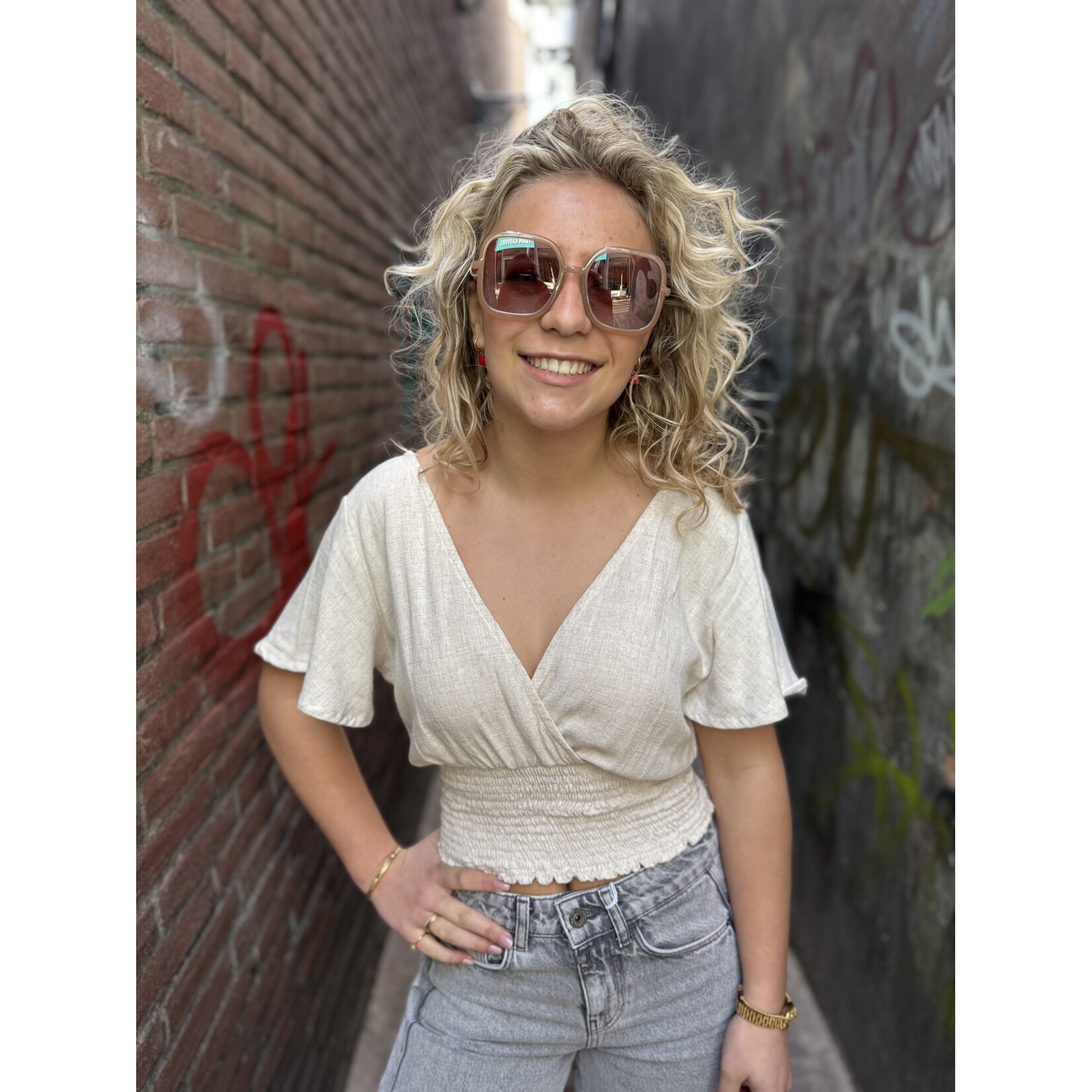 Berawa Luxe Berawa Luxe Etta top beige