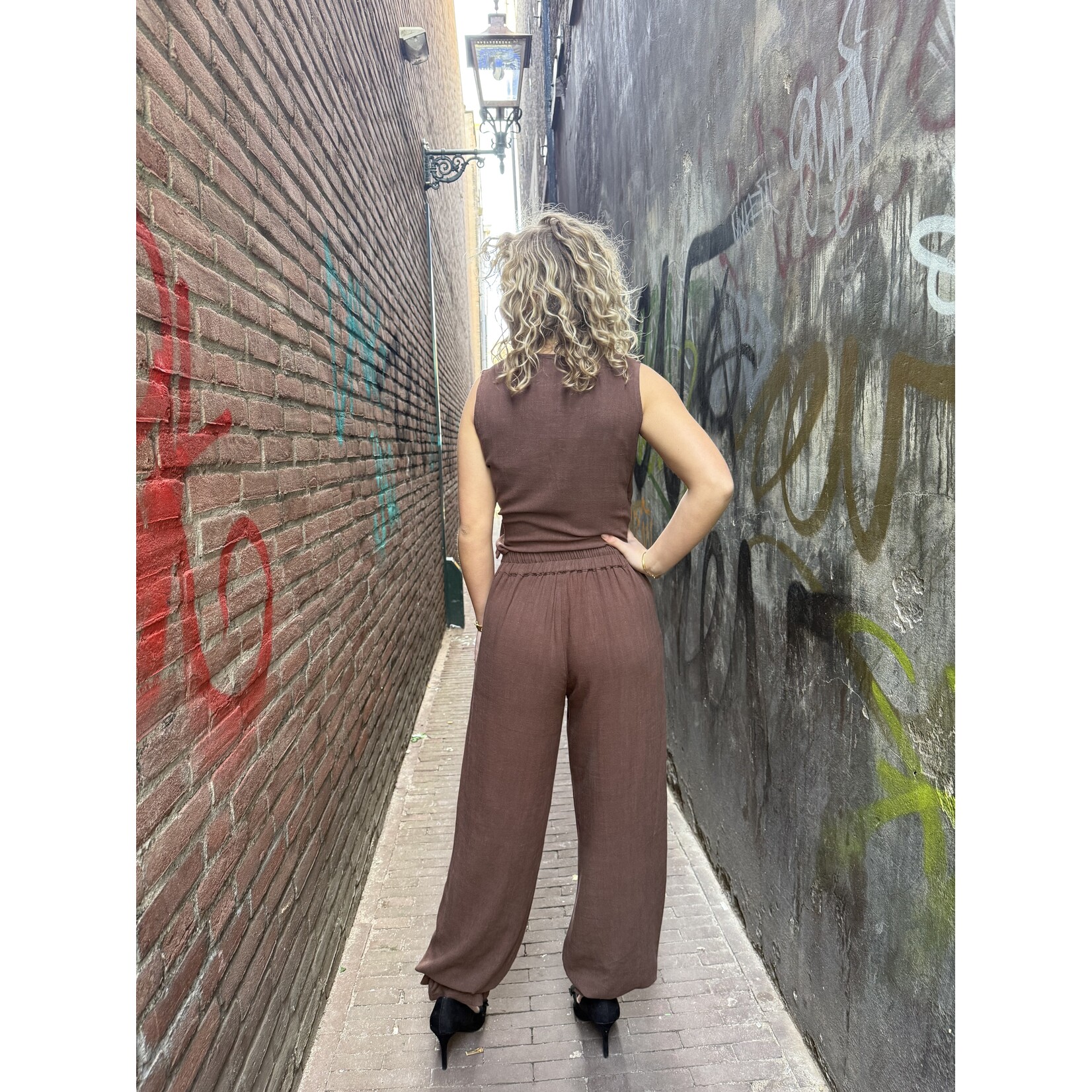 Berawa Luxe Berawa Luxe Iselina pants bruin