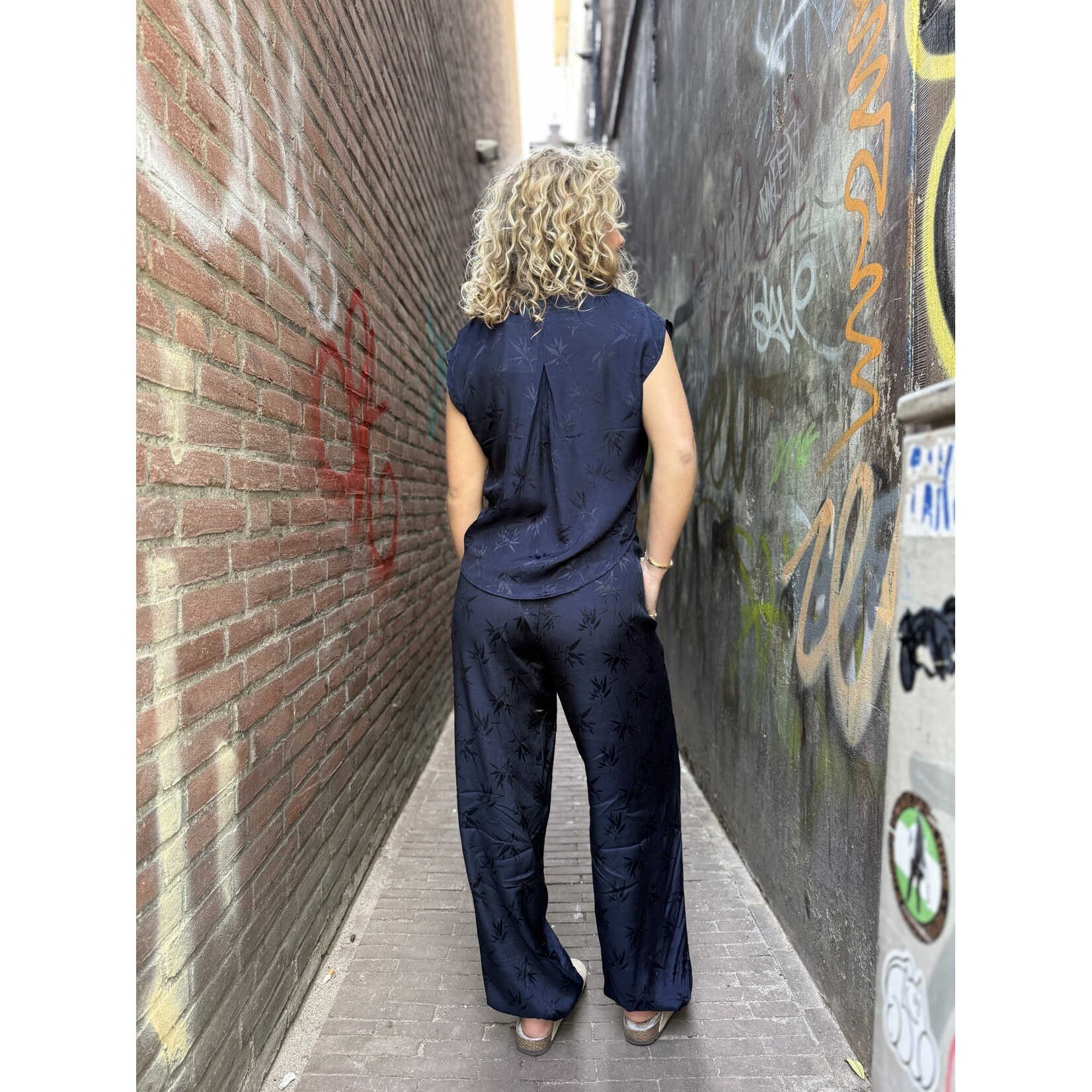 Berawa Luxe Berawa Luxe Galea pants navy