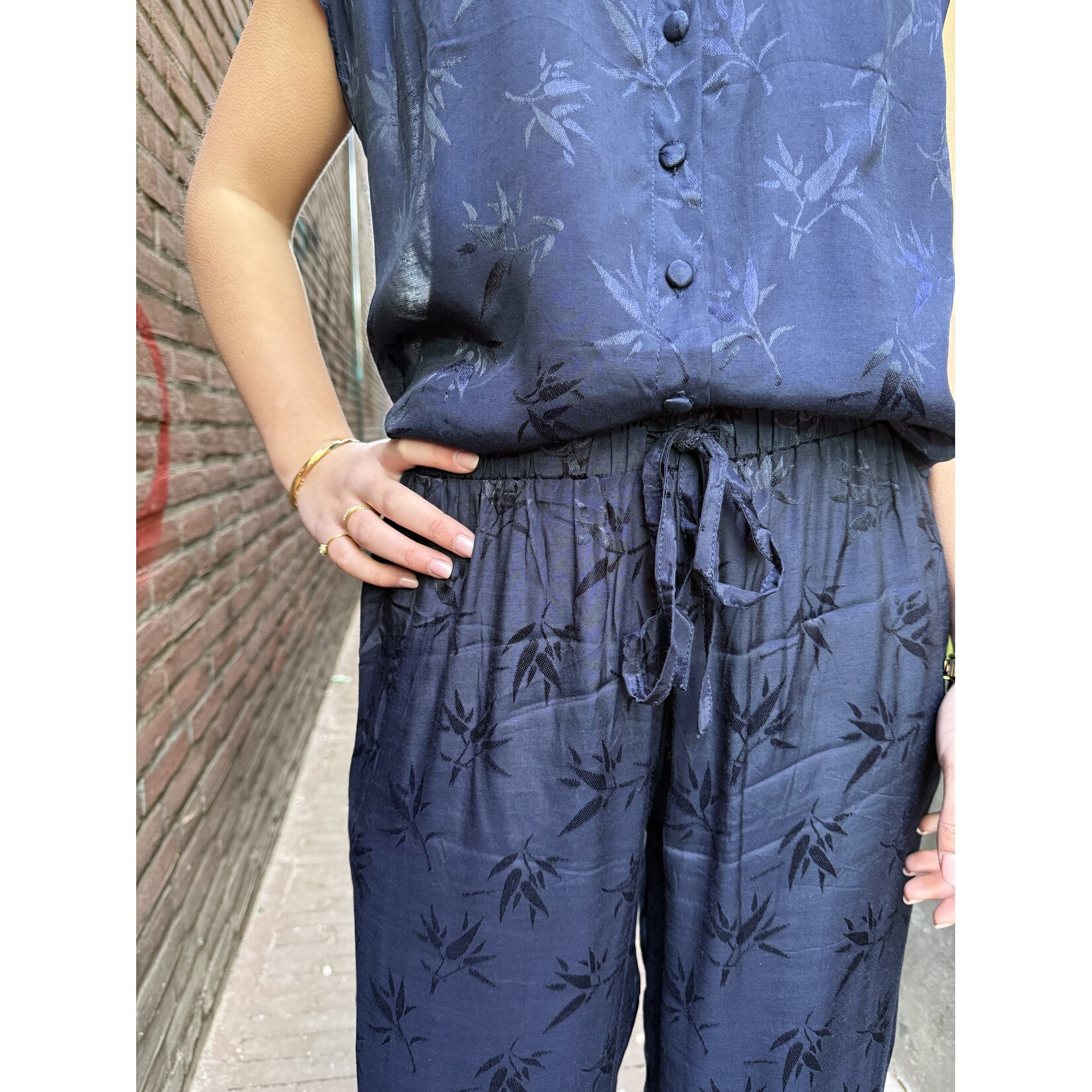 Berawa Luxe Berawa Luxe Galea pants navy