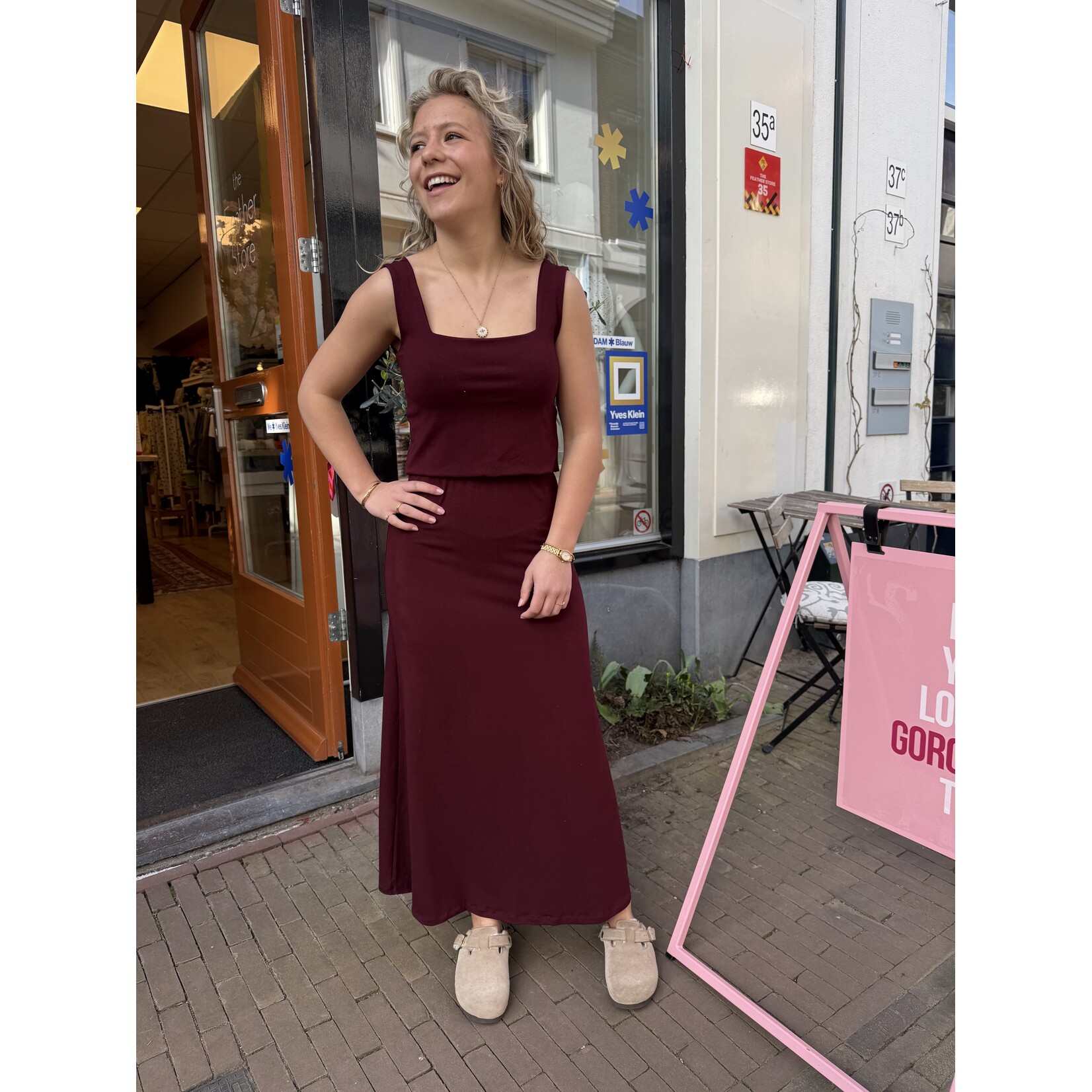 Berawa Luxe Berawa Luxe Jax lange rok Sangria