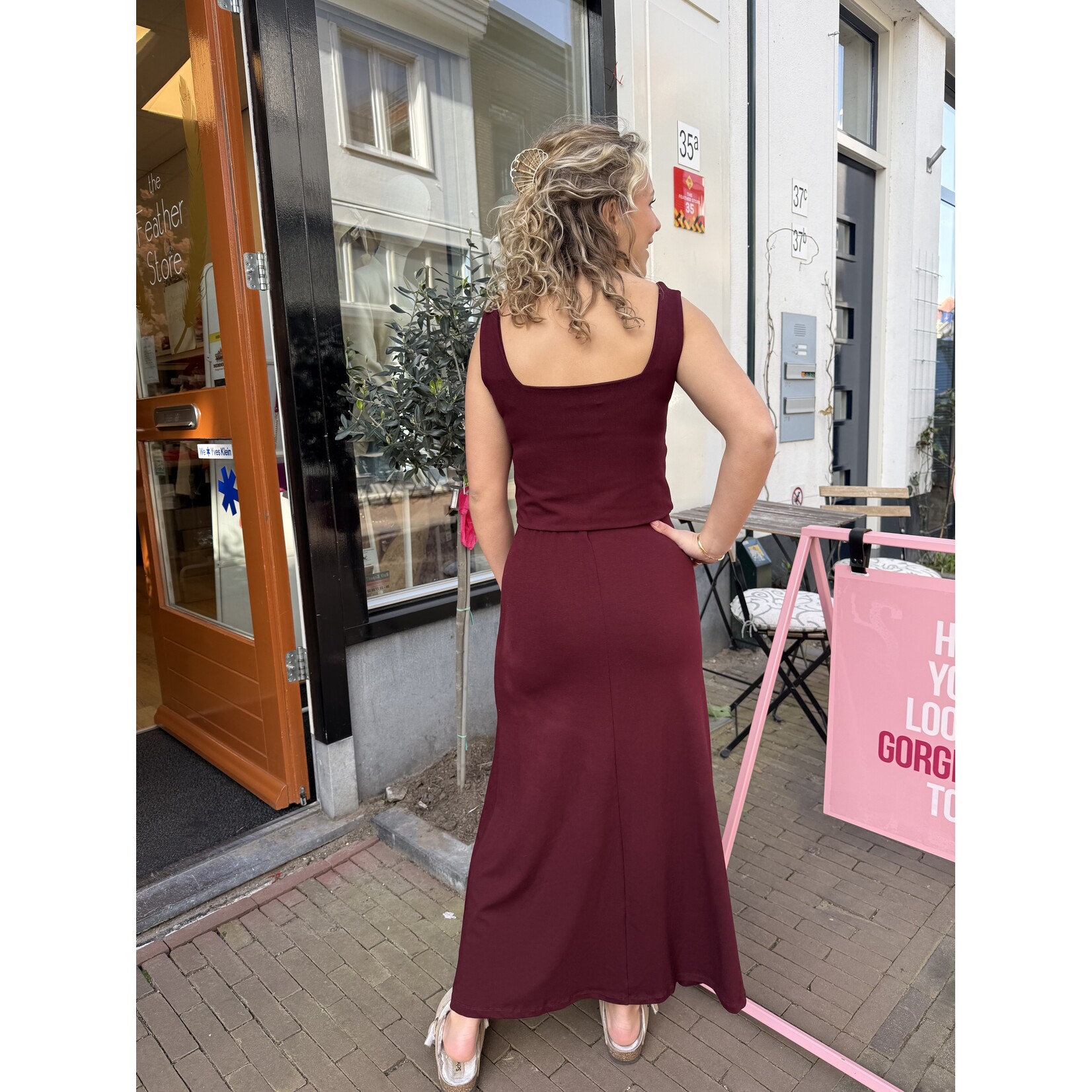 Berawa Luxe Berawa Luxe Jax lange rok Sangria