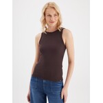 C.O.J. COJ tanktop Liv bruin