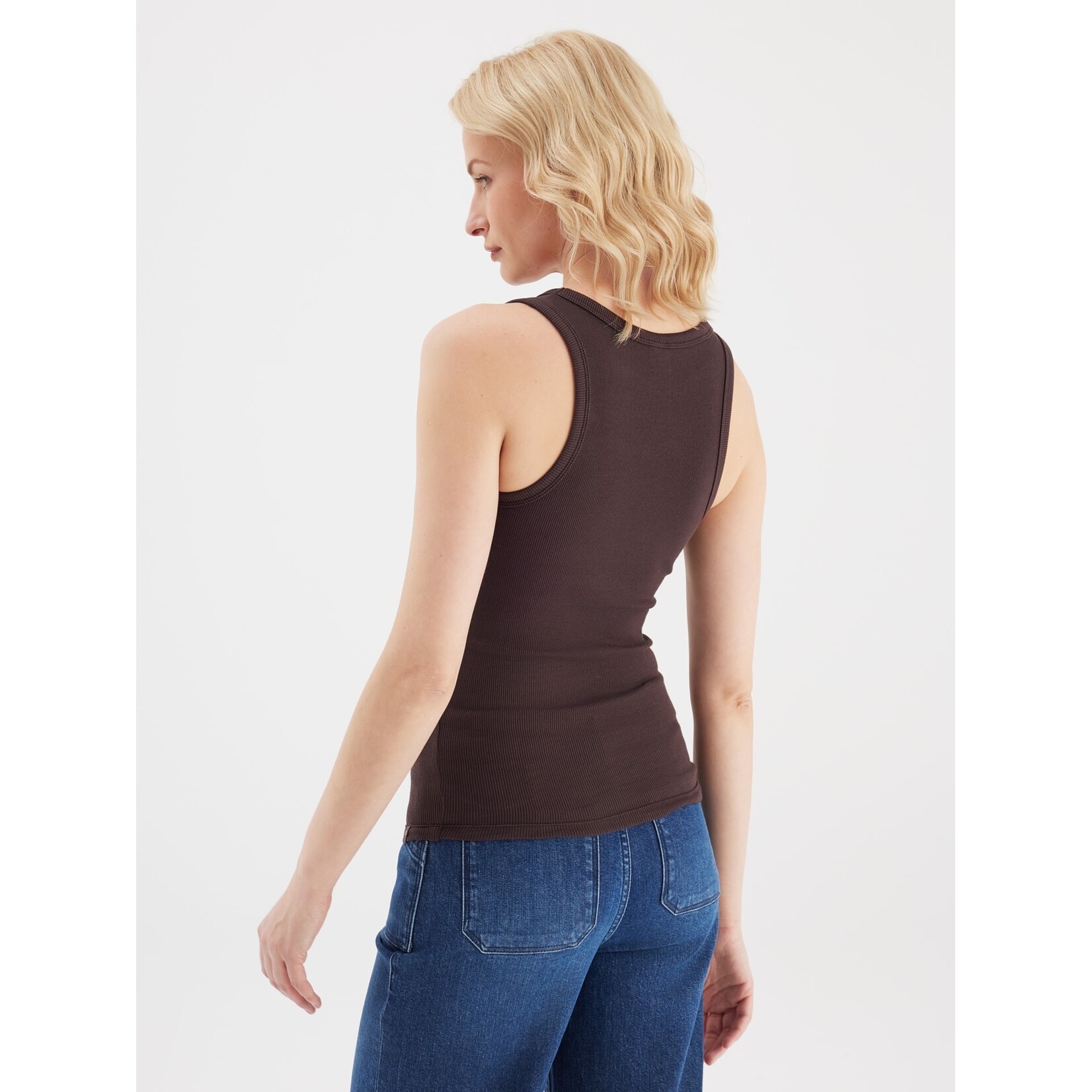 C.O.J. COJ tanktop Liv bruin