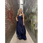 Berawa Luxe Berawa Luxe Birdie slip dress navy