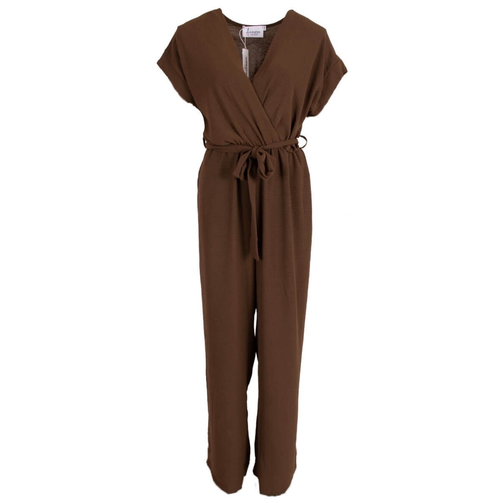 Jumpsuit Jolijn donker bruin