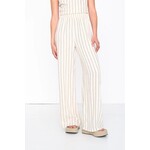 24Colours 24Colours streep broek Manon Beige