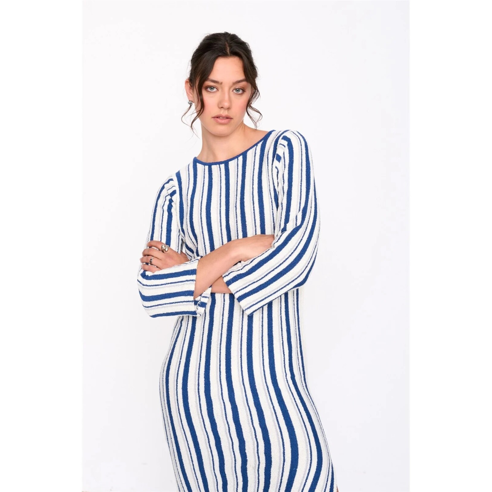 24Colours 24Colours jurk Lianne streep