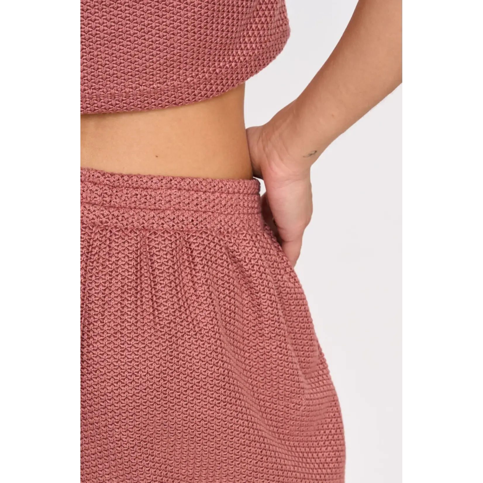 24Colours 24Colours korte broek Sam blush
