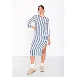 24Colours 24Colours jurk Lianne streep