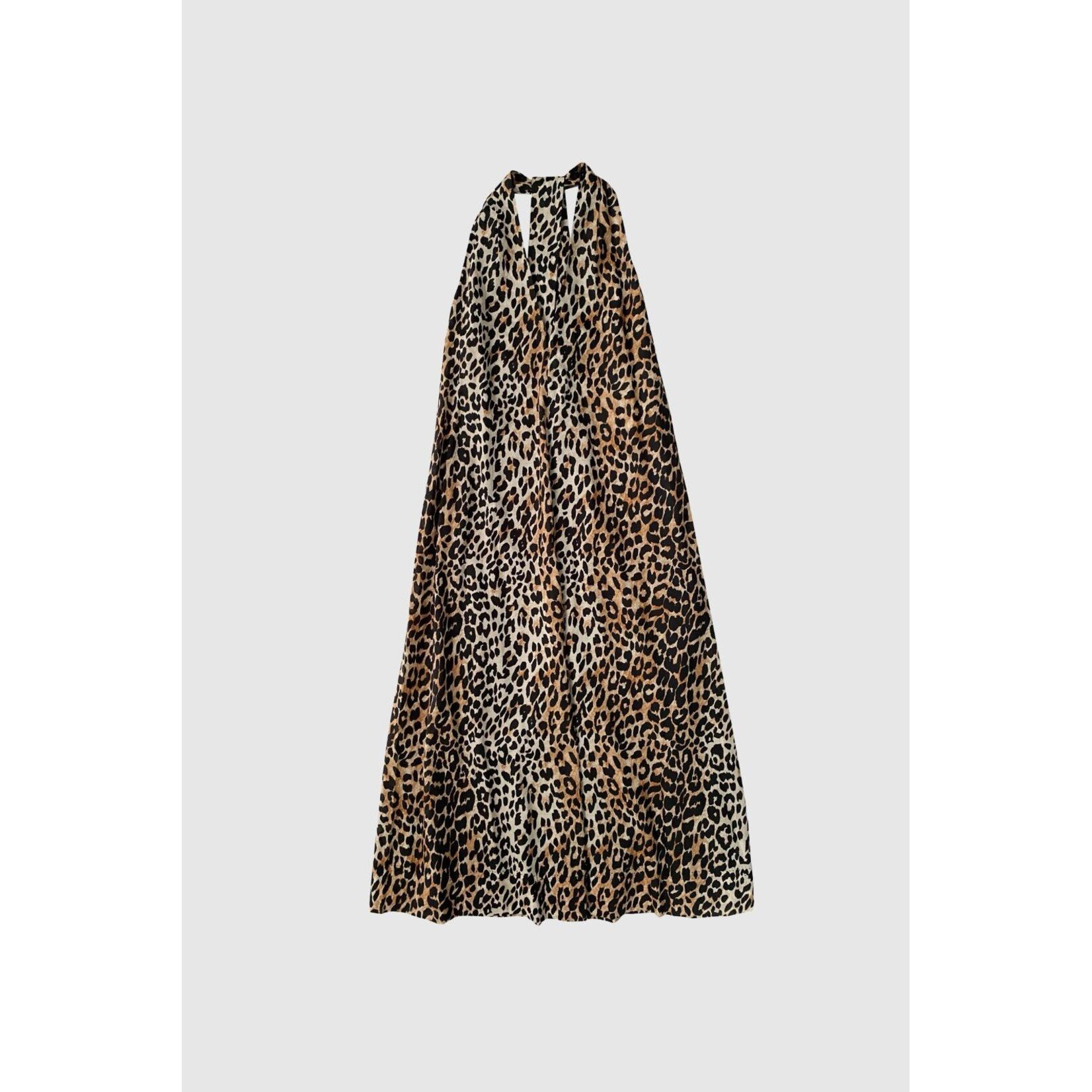 With Black Withblack Amina Talia SL midi dress leopard