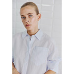 With Black Withblack Shorty soft blouse blauw