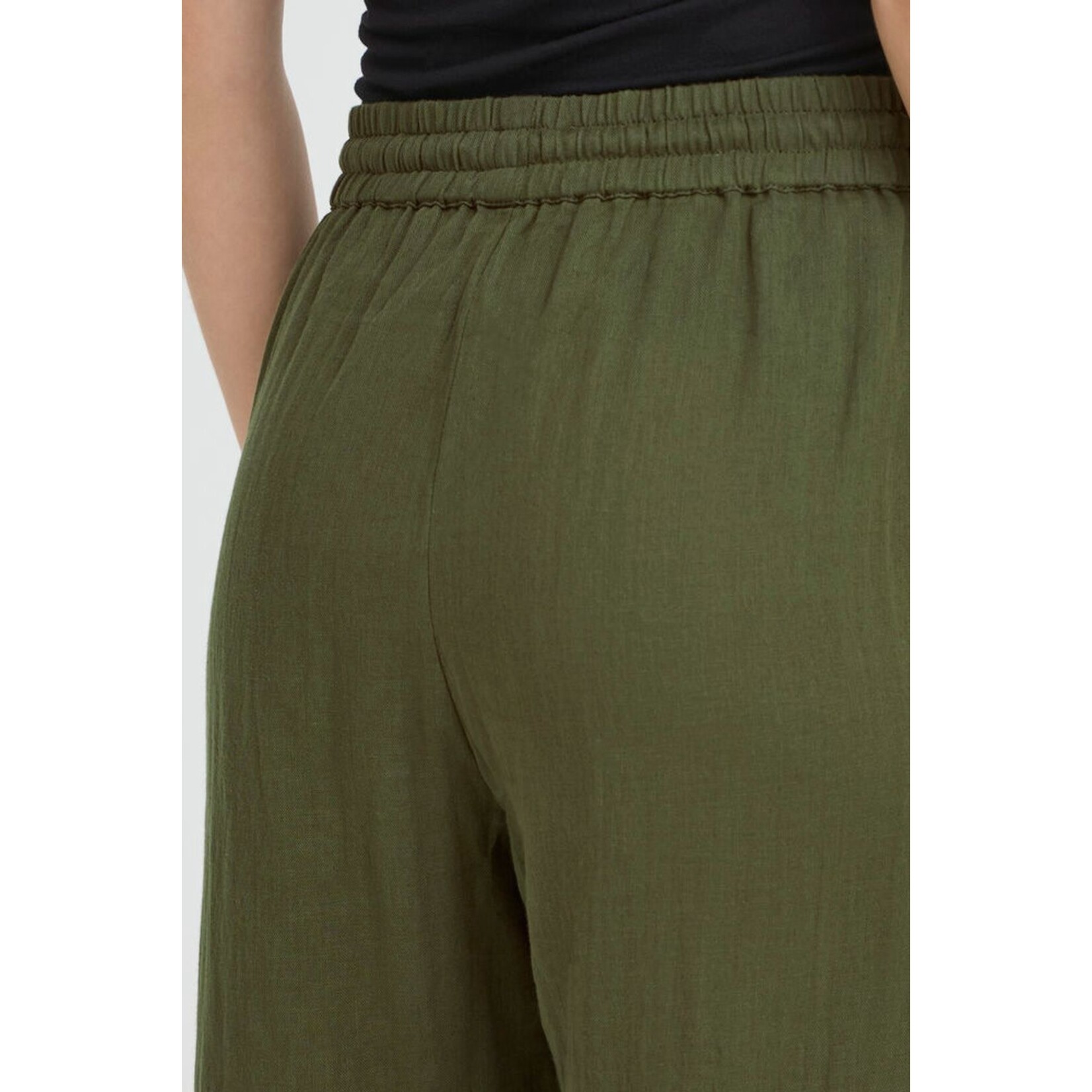 ICHI Iafoxa beacht pants groen