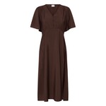 ICHI Ihaniva jurk bruin