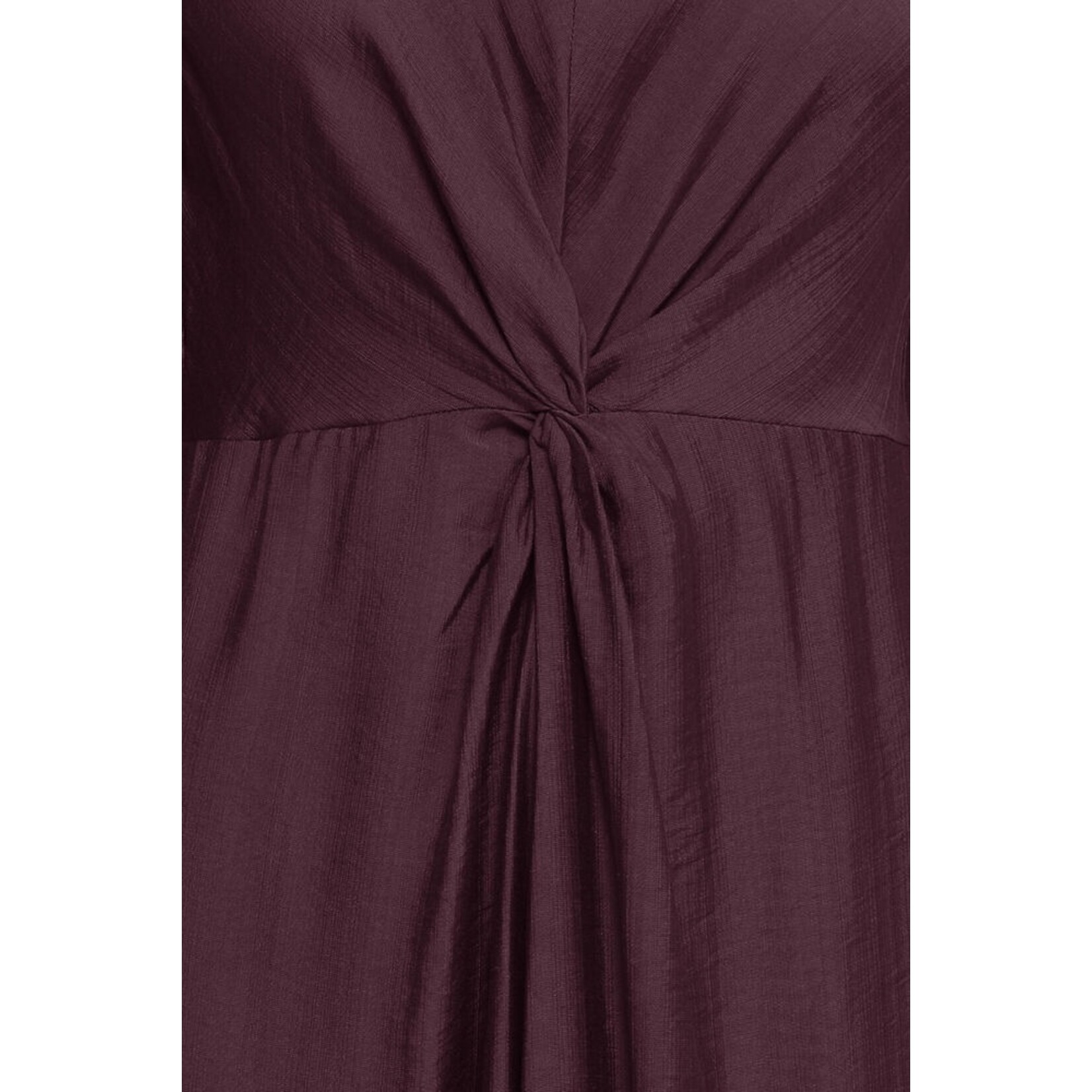 ICHI Ihimelda jurk bordeaux rood