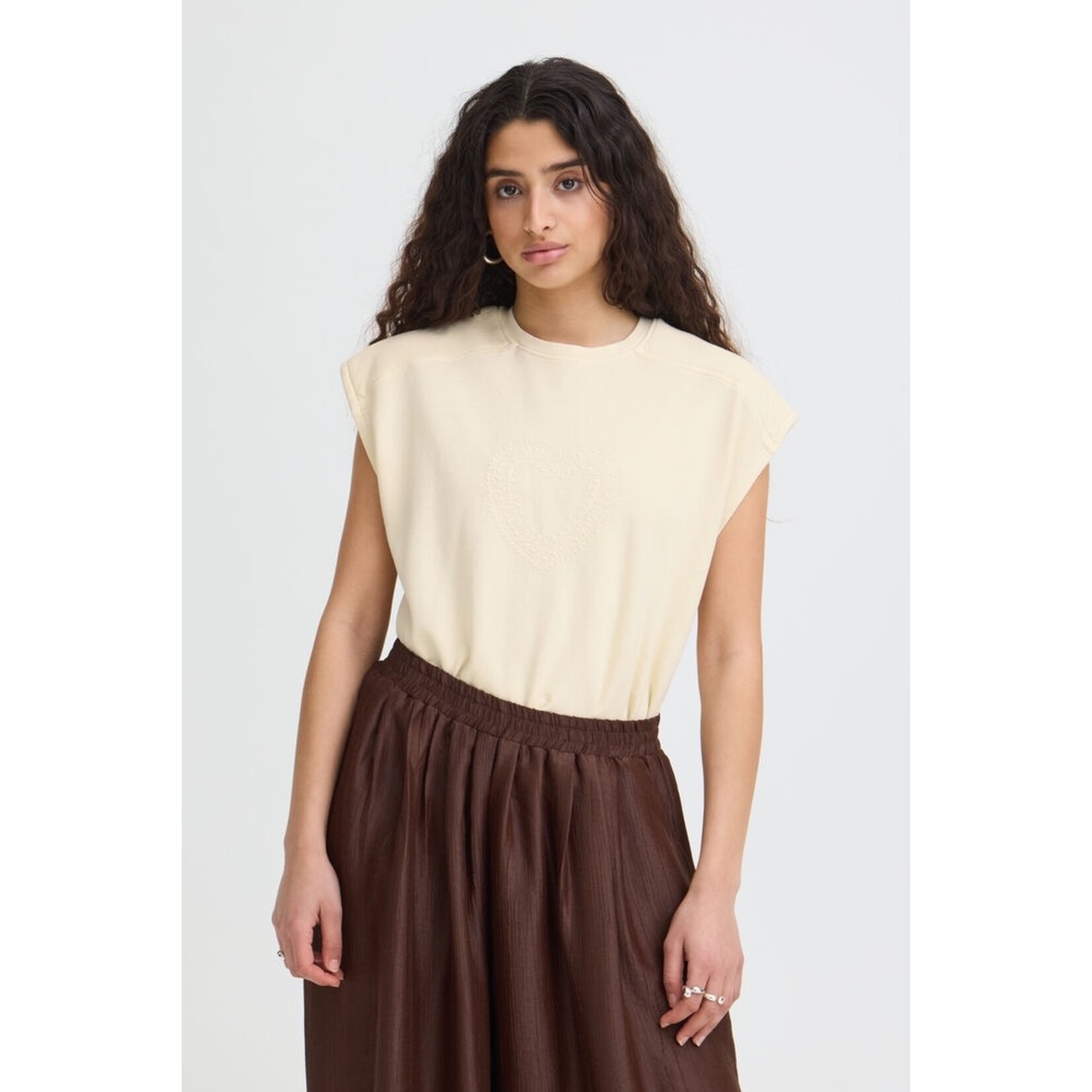 ICHI Ihnillo t-shirt creme