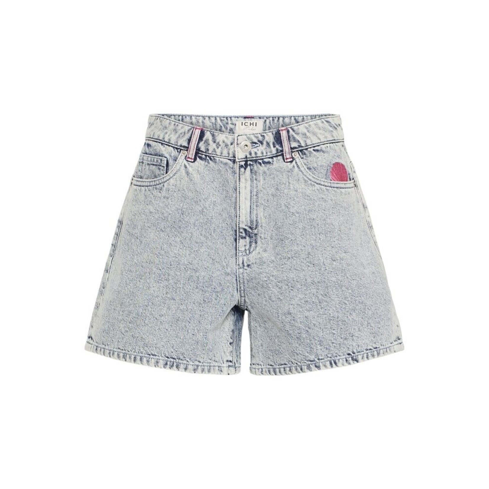 ICHI Ihlaveny denim short patch