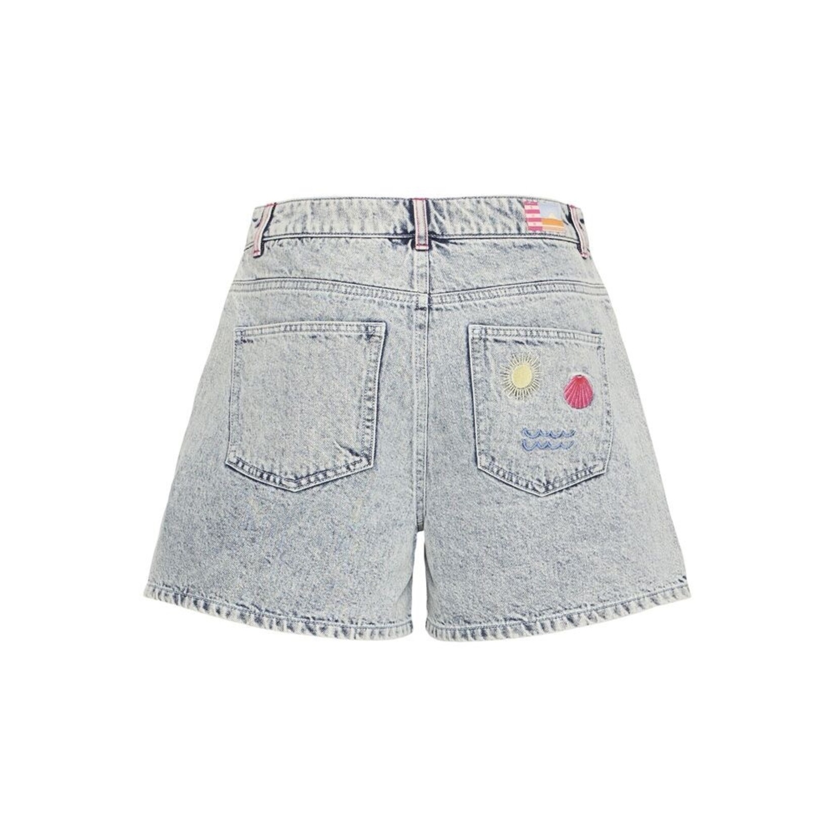 ICHI Ihlaveny denim short patch