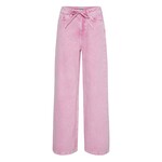 ICHI Ihmijalla denim broek wijd roze