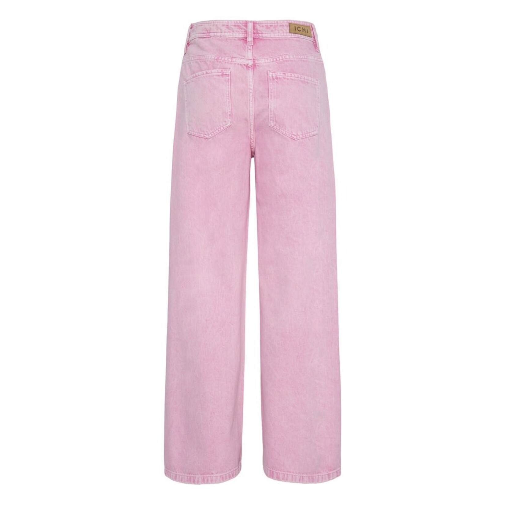 ICHI Ihmijalla denim broek wijd roze
